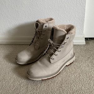 Timberland Tan Suede Winter Boots 8